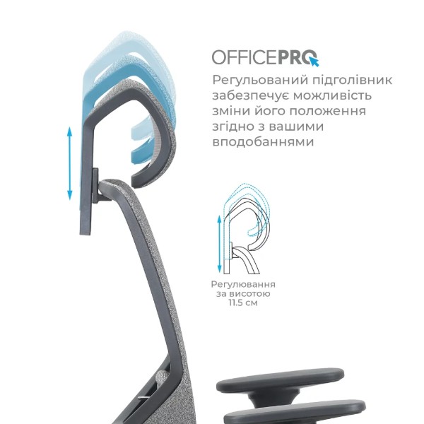 Фото - Кресло офисное OfficePro Comfort OC524G Gray